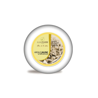 ALMAFLORE Argile Jaune 100 Gr – Masques visage et gommage | ALMAFLORE - Visage Tunisie | Miral Parapharmacie