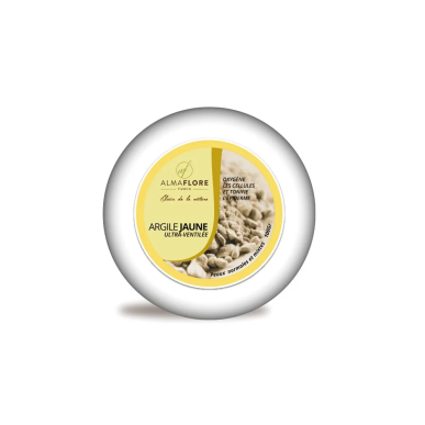 ALMAFLORE Argile Jaune 100 Gr – Masques visage et gommage | ALMAFLORE - Visage Tunisie | Miral Parapharmacie