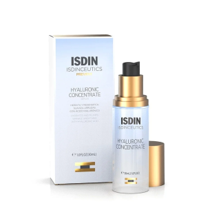 ISDIN Isdinceutics Prevent Hyaluronic Concentrate Sérum 30 ml – soins anti-âge et anti-rides / Rides marquées, perte de ferm | I