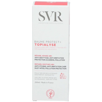 SVR Topialyse Baume Protect+ 200ml – Soins hydratants et nourrissants / Hydratants peaux sèches | Marque de confiance - Visage T