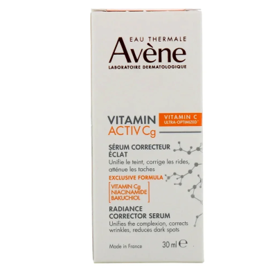 Avene Vitamin Activ Cg Sérum Correcteur Eclat 30ml – soins anti-âge et anti-rides / Serum anti âge et ride pour l | AVENE - Visa