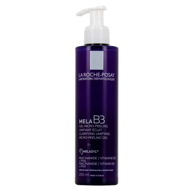 La Roche Posay Mela B3 Gel Micro-Peeling Unifiant Eclat 200ml – Démaquillants, nettoyants visage / Gel, crème, huile | LA ROCHE 