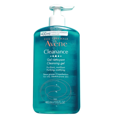 AVENE Cleanance Gel Nettoyant 400ml – Soins peau grasse, mixte et acné / Nettoyage | AVENE - Visage Tunisie | Miral Parapharmaci
