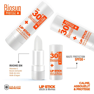 Roncey BioSun Lip Protection SPF30+ – Yeux et Lèvres / Sticks baumes lèvres et réparateurs | Roncey - Visage Tunisie | Miral Par