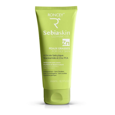 Roncey Sebiaskin Gel Nettoyant pour Peau Grasse 200ml – Démaquillants, nettoyants visage / Gel, crème, huile | Roncey - Visage T