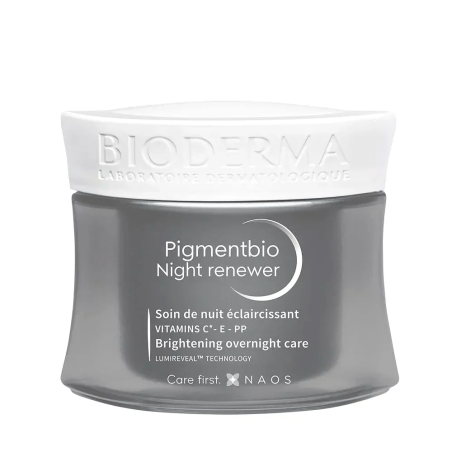 Bioderma Pigmentbio Night Renewer Soin de Nuit Éclaircissant 50ml – Anti tâches / Crèmes | BIODERMA - Visage Tunisie | Miral Par