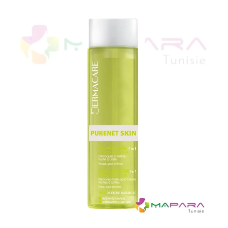 DERMACARE Purenet Skin Eau Micellaire 200ml – Démaquillants, nettoyants visage / Eau micellaire, tonique,  | DERMACARE - Visage 
