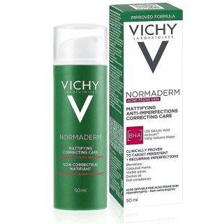 VICHY NORMADERM Soin Embellisseur Anti-imperfection Hydratation 24h 50ml – Soins peau grasse, mixte et acné / Soins Spécifiques 