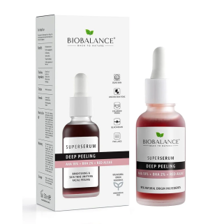 Biobalance Super Serum AHA Peeling Acide Glycolique 30ml – Masques visage et gommage | Biobalance - Visage Tunisie | Miral Parap