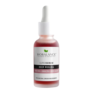 Biobalance Super Serum AHA Peeling Acide Glycolique 30ml – Masques visage et gommage | Biobalance - Visage Tunisie | Miral Parap