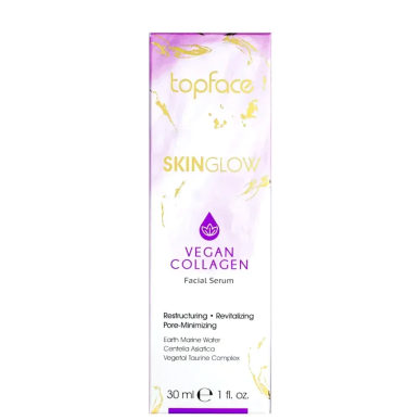 TOPFACE Skin Glow Vegan Collagene Serum Visage 30ml – Serums | Topface - Visage Tunisie | Miral Parapharmacie
