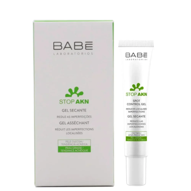Babé Stop AKN Gel Assechant 8ml – Soins peau grasse, mixte et acné | BABE - Visage Tunisie | Miral Parapharmacie