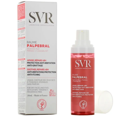 SVR Palpebral Baume Visage et Contour des Yeux 30ml – Yeux et Lèvres / Contour des yeux | SVR - Visage Tunisie | Miral Parapharm
