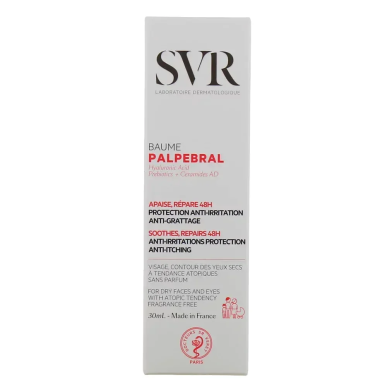 SVR Palpebral Baume Visage et Contour des Yeux 30ml – Yeux et Lèvres / Contour des yeux | SVR - Visage Tunisie | Miral Parapharm