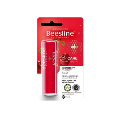 BEESLINE baume à lèvres cire d’abeille cerise 4g – Yeux et Lèvres / Sticks baumes lèvres et réparateurs | BEESLINE - Visage Tuni