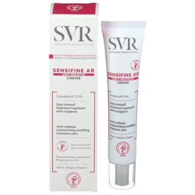 SVR Sensifine AR Crème Soin Anti-Rougeurs 40ml – Crème anti rougeurs - Rosacée et couperose | SVR - Visage Tunisie | Miral Parap