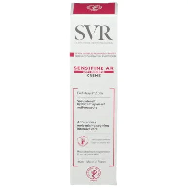 SVR Sensifine AR Crème Soin Anti-Rougeurs 40ml – Crème anti rougeurs - Rosacée et couperose | SVR - Visage Tunisie | Miral Parap