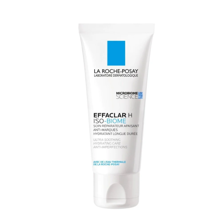 La Roche Posay Effaclar H Iso-Biome Soin Réparateur Apaisant Anti-Marques 40ml – Soins peau grasse, mixte et acné / Peaux à impe