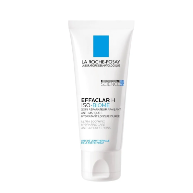 La Roche Posay Effaclar H Iso-Biome Soin Réparateur Apaisant Anti-Marques 40ml – Soins peau grasse, mixte et acné / Peaux à impe