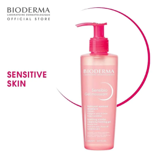 BIODERMA Sensibio Gel Moussant 200ml – Démaquillants, nettoyants visage / Gel, crème, huile | BIODERMA - Visage Tunisie | Miral