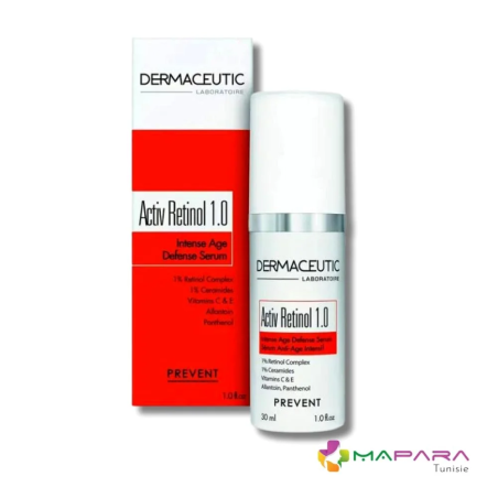 DERMACEUTIC Activ Retinol 1.0 Serum Anti Age Intensif 30ml – soins anti-âge et anti-rides / Serum anti âge et ride pour l | DERM