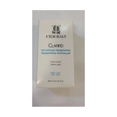 FIDERMA Clarifid Gel Nettoyant 150ml – Soins peau grasse, mixte et acné / Nettoyage | Fiderma - Visage Tunisie | Miral Parapharm