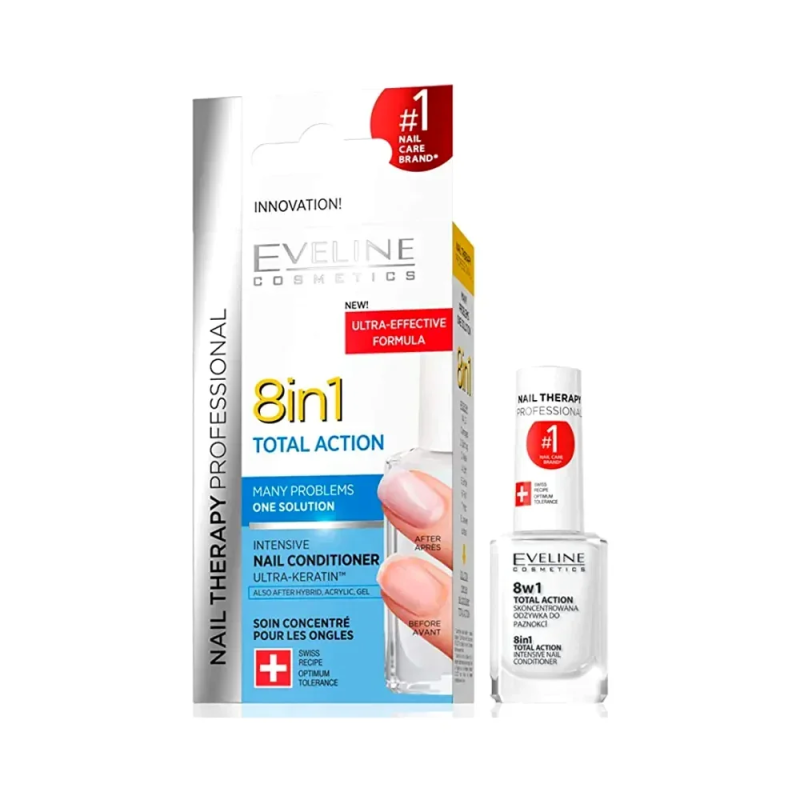 Eveline Nail Total Action 8 en 1 12ml