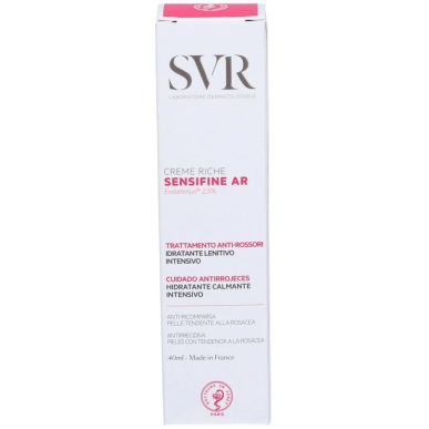 SVR Sensifine AR Creme Riche Anti-Rougeurs 40ml – Soins hydratants et nourrissants / Hydratants Peaux Atopique | SVR - Visage Tu
