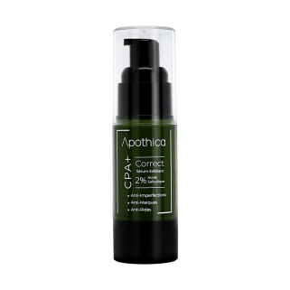 Apothica CPA+ Correct Serum Exfoliant 30ml – Soins peau grasse, mixte et acné | Apothica - Visage Tunisie | Miral Parapharmacie