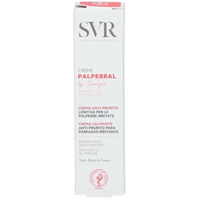 SVR Palpébral by Topialyse Crème Apaisante Paupières 15ml – Yeux et Lèvres / Contour des yeux | Marque de confiance - Visage Tun