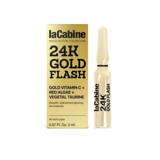 La Cabine 24K Gold Flash Édition Limitée 1 Ampoule – ÉCLAT DU TEINT | La Cabine - Visage Tunisie | Miral Parapharmacie