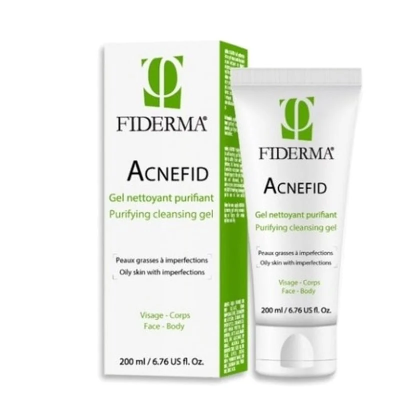 FIDERMA ACNEFID Gel Nettoyant Purifiant 200ml