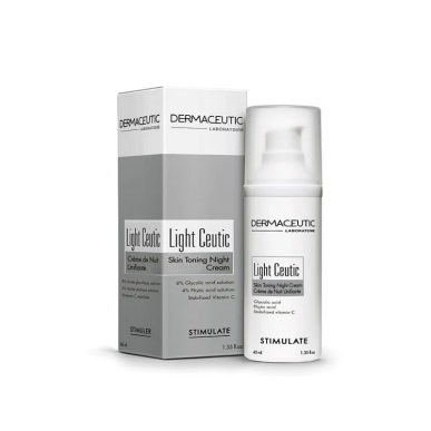 DERMACEUTIC Light Ceutic Soin De Nuit 40ml – Soins hydratants et nourrissants / hydratants toutes peaux | DERMACEUTIC - Visage T