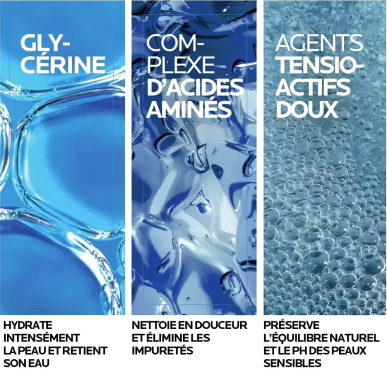 La Roche Posay Toleriane Gel Moussant Purifiant Apaisant Double Nettoyant 400ml – Démaquillants, nettoyants visage / Gel, crème,