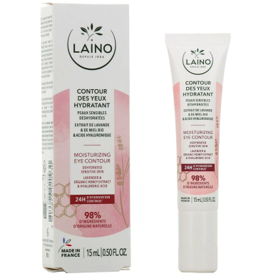 Laino Contour des Yeux Hydratant 15ml – Yeux et Lèvres / Contour des yeux | Laino - Visage Tunisie | Miral Parapharmacie