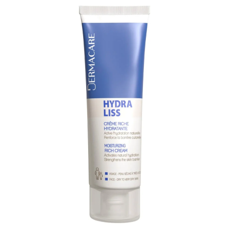 DERMACARE Hydraliss Creme Riche 50ml – Soins hydratants et nourrissants / Hydratants peaux sèches | DERMACARE - Visage Tunisie |