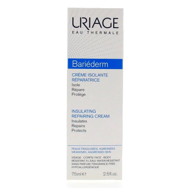 Uriage Bariéderm Crème Isolante Réparatrice 75ml – Soins hydratants et nourrissants | URIAGE - Visage Tunisie | Miral Parapharma