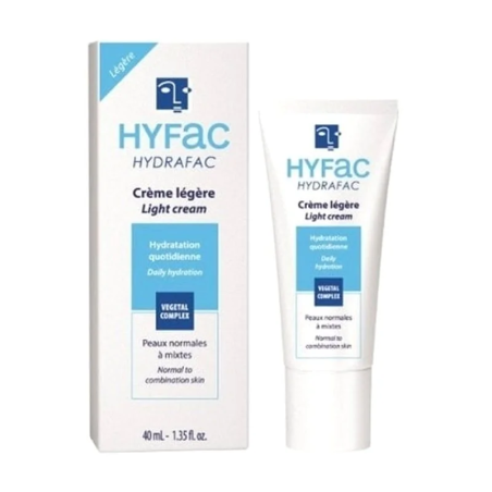 HYFAC Crème Légère 40ml – Soins hydratants et nourrissants / Hydratants peaux normales | Hyfac - Visage Tunisie | Miral Paraphar