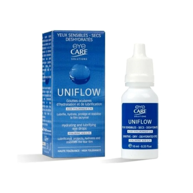 Eye Care Uniflow Gouttes Oculaires 10ml – Yeux et Lèvres | Eye Care - Visage Tunisie | Miral Parapharmacie