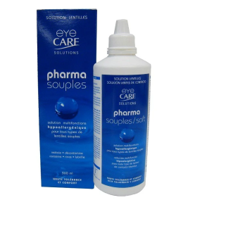 Eye Care Pharma Souples Kit Solution Lentilles 360ml – Yeux et Lèvres | Eye Care - Visage Tunisie | Miral Parapharmacie