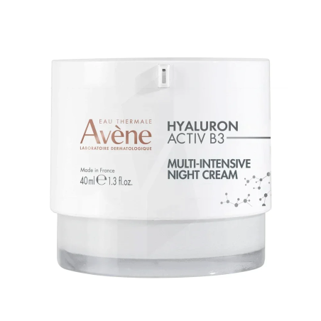 AVENE Hyaluron Activ B3 Crème Multi-Intensive Nuit 40 ml – soins anti-âge et anti-rides | AVENE - Visage Tunisie | Miral Parapha
