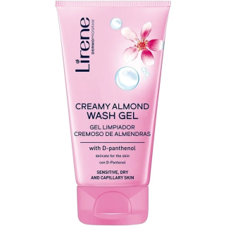 LIRENE GEL LAVANT AMANDE 150ML – Démaquillants, nettoyants visage / Gel, crème, huile | Lirene - Visage Tunisie | Miral Paraphar
