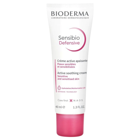 Bioderma Sensibio Defensive Crème Hydratante Apaisante 40ml – Soins hydratants et nourrissants | BIODERMA - Visage Tunisie | Mir