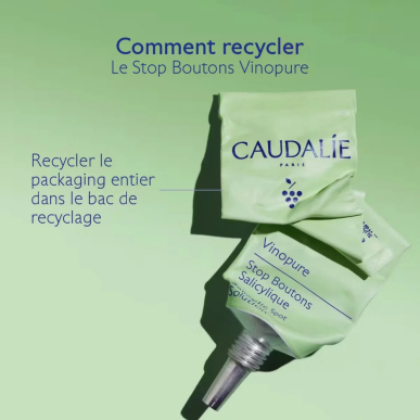 Caudalie Vinopure Stop Boutons Salicylique 15ml – Soins peau grasse, mixte et acné | Caudalie - Visage Tunisie | Miral Parapharm