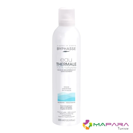 Byphasse Eau Thermale 300ml – Eaux thermales | Byphasse - Visage Tunisie | Miral Parapharmacie