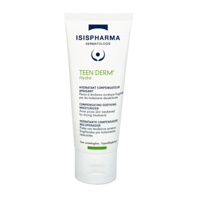 Isispharma Teen Derm Hydra Soin hydratant Compensateur Apaisant 40ml – Soins hydratants et nourrissants / Hydratants peaux norma
