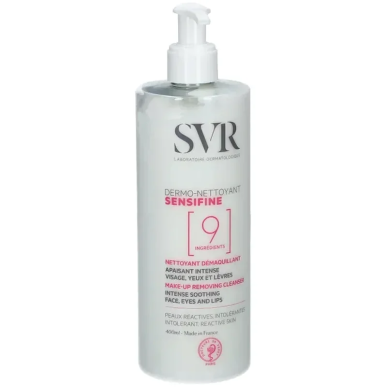 SVR Sensifine Dermo-Nettoyant 200ml – Démaquillants, nettoyants visage / Lait, mousse, émulsion | SVR - Visage Tunisie | Miral P