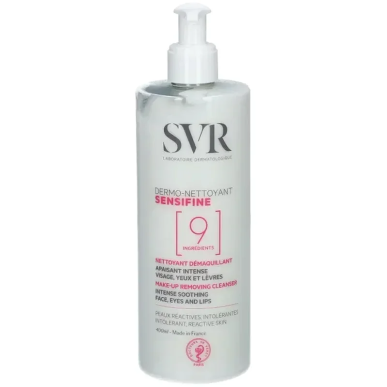 SVR Sensifine Dermo-Nettoyant 200ml – Démaquillants, nettoyants visage / Lait, mousse, émulsion | SVR - Visage Tunisie | Miral P