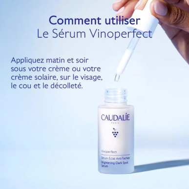 Caudalie Vinoperfect Sérum Éclat Anti-Taches 30ml – soins anti-taches et dépigmentants | Caudalie - Visage Tunisie | Miral Parap