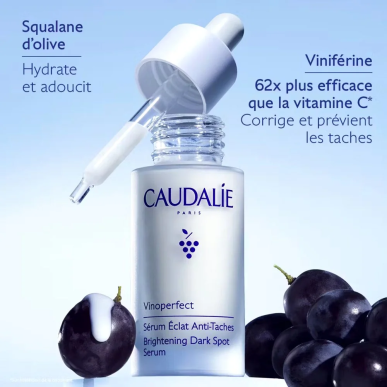 Caudalie Vinoperfect Sérum Éclat Anti-Taches 30ml – soins anti-taches et dépigmentants | Caudalie - Visage Tunisie | Miral Parap